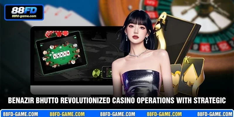 Benazir Bhutto revolutionized casino operations with strategic