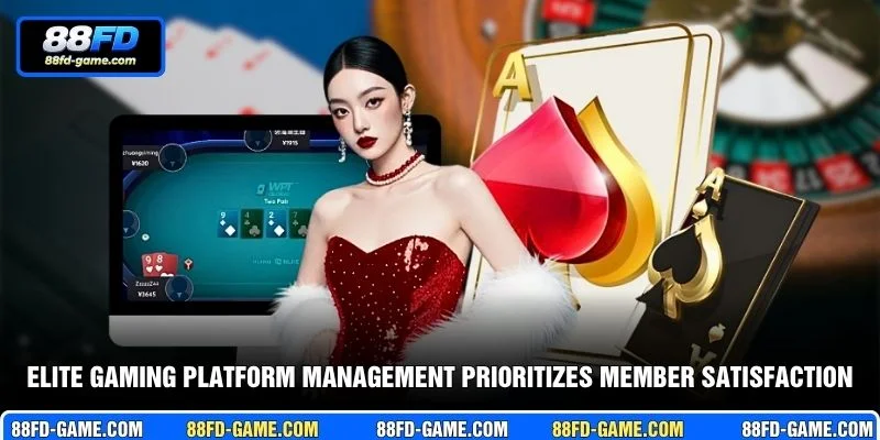 Elite gaming platform management prioritizes member satisfaction