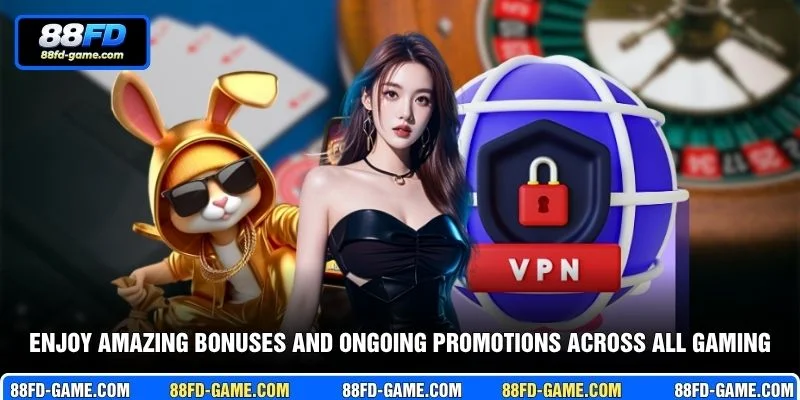 Enjoy amazing bonuses and ongoing promotions across all gaming