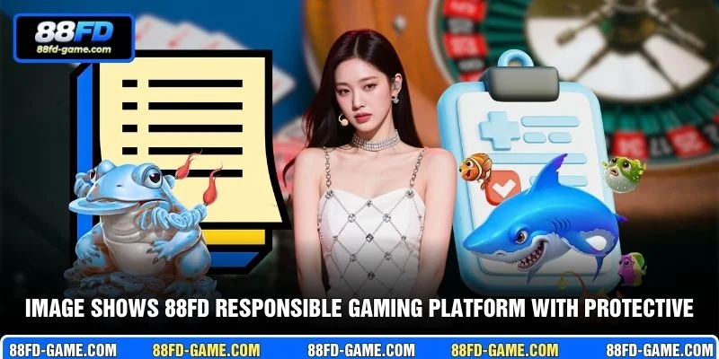 Image shows 88FD Responsible Gaming platform with protective