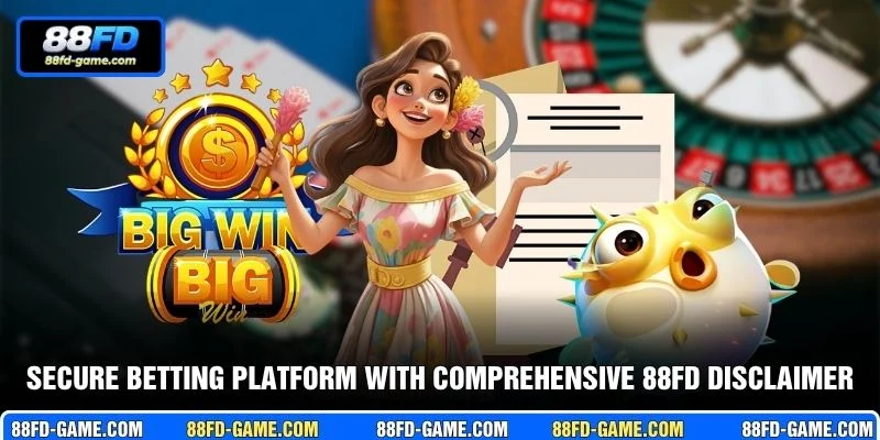 Secure betting platform with comprehensive 88FD Disclaimer